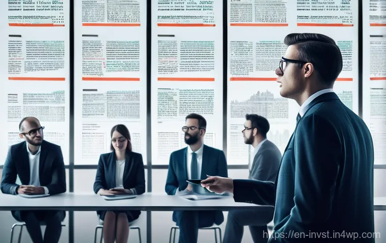 투자 심리의 행동적 경제학적 해석 - **Prompt:** "A diverse group of adult investors, fully dressed in professional business attire, are ... 투자 심리의 행동적 경제학적 해석 - **Prompt:** "A diverse group of adult investors, fully dressed in professional business attire, are ...