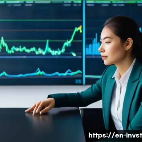 Home 33 불확실한 시장에서의 심리적 대응 전략 - **Prompt:** A modern investor, approximately 30-40 years old, male or female, sits calmly in a sleek...